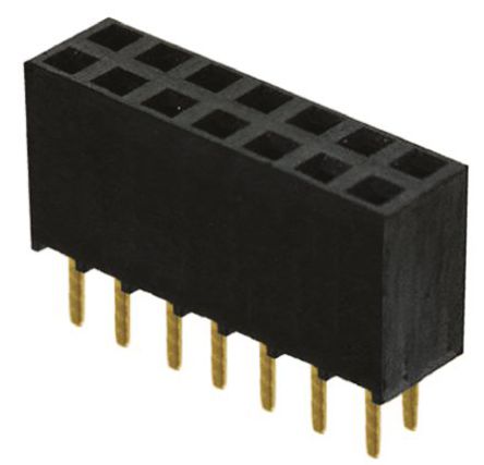 Samtec - SSW-107-02-G-D - Samtec SSW ϵ 2 14· ֱ 2.54mmھ ͨ ӡˢ· SSW-107-02-G-D, Ӷ˽, ԰		