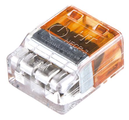 HellermannTyton - 148-90001 - HellermannTyton HECP-3 3 · ˿ӿ, °װ, ʽ˽, 22  12 AWG߹, 24A, 600 V		