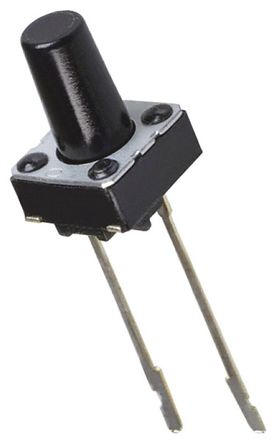 Panasonic - EVQ-22709K - Panasonic ɫ ťʽ  EVQ-22709K, , 20 mA@15 V ֱ 6.1mm		