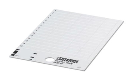 Phoenix Contact - 0828790 - Phoenix Contact 0828790 189װ ɫ հײɽǩ, 14.85mm, 5mm		