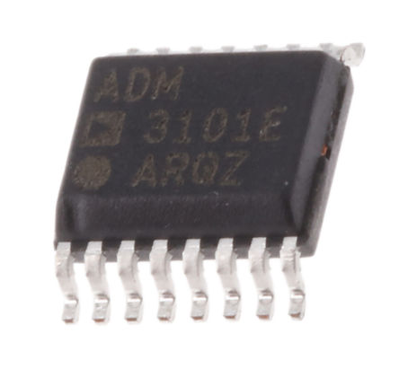 Analog Devices - ADM3101EARQZ - Analog Devices ADM3101EARQZ 460kbps ·շ, RS-232ӿ, 3.3 VԴ, 16 QSOPװ		
