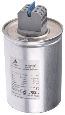 EPCOS - B25667C6836A375 - EPCOS B25667C ϵ 28 (x3)F ۱ϩУPFCĤ B25667C6836A375, -5  +10%, 690 V , 116mmֱ		