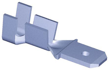 TE Connectivity - 61687-2 - TE Connectivity FASTON .187 ϵ ѹӽͷ 61687-2, о, 4.75 x 0.81mmƬ		