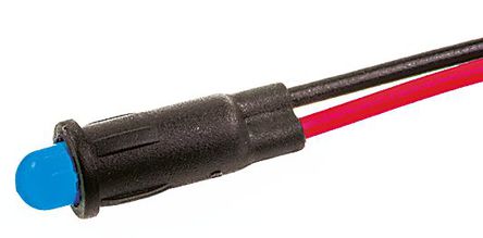 Marl - 354-320-04-40 - Marl 354-320-04-40 3 mm ͹ ɫ LED ָʾ, ߽Ӷ, 0.16inװ׳ߴ, 4.5 V		