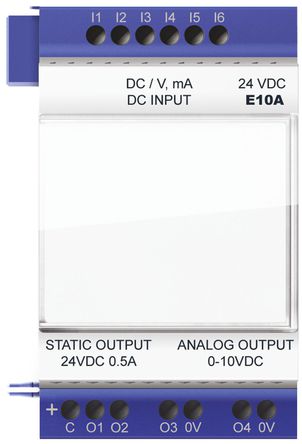 Crouzet - 88982214 - Crouzet E10A ϵ PLC /ģ 88982214, 46룩 x I/O, 500 mA, 24 V ֱ, 108.1 x 60.4 x 60.3 mm		
