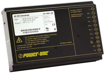 BEL POWER SOLUTIONS INC - LH1601-2R - BEL POWER SOLUTIONS INC 70W  ǶʽģʽԴSMPS LH1601-2R, 85  255V ac, 24V, 3A, 83%Ч		