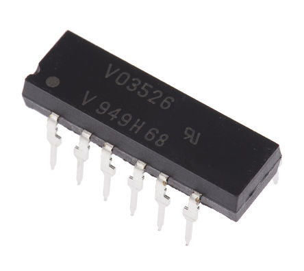 Vishay - VO3526 - Vishay 1 A rms PCBװ ̵̬ VO3526, ˫ɿع迪Ԫ, 600 V		