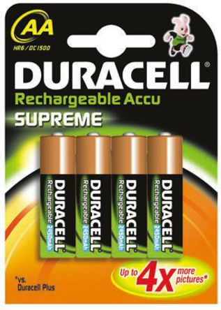Duracell - 15074733 - Duracell 1.2V 2450mAh 镍氢 5号充电电池 15074733		