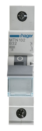 Hager - MT132 32A - Hager 32A 1 B ΢Ͷ· MT132 32A		
