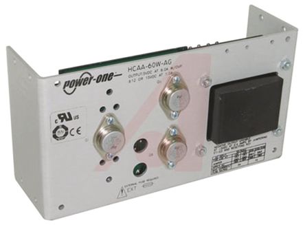 BEL POWER SOLUTIONS INC - HCAA-60W-AG - BEL POWER SOLUTIONS INC ʽ ǶʽԵԴ HCAA-60W-AG, 100  264V ac, -5 V, 5 V, 12 V, 1 A, 6 A, 400 mA, 44W		