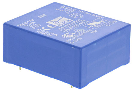 Block - FL 6/14014/9 - Block 2 ͨ PCB ѹ FL 6/14014/9, 115V ac, 230V acѹ, 9V ac, 14V acμѹ, 6VA, 50  60 HzΧ		