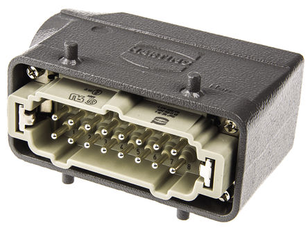 Harting - 09300161520+09330162601 - Harting Han E ϵ 16  ͷ 󸺺ɵԴ׼ ׼ 09300161520+09330162601, PG21 Ƴߴ, 16A, 500 V		