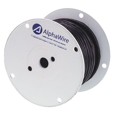 Alpha Wire - 25382 BK005 - Alpha Wire XG2, XTRA-GUARD 2 ϵ 30m 2 о  ۰ PUR  ҵ 25382 BK005, 300 V, 0.81 mm2 , -30  +90 C		