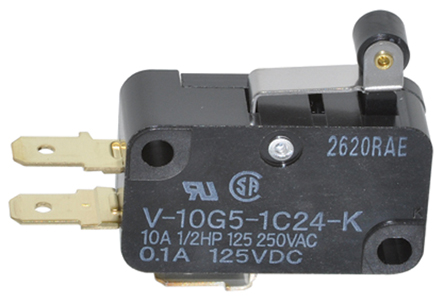 Omron - V10G51C24KBYOMI - Omron V10G51C24KBYOMI ˫ ̽½תӸܸ ΢, 10 A @ 250 V 		