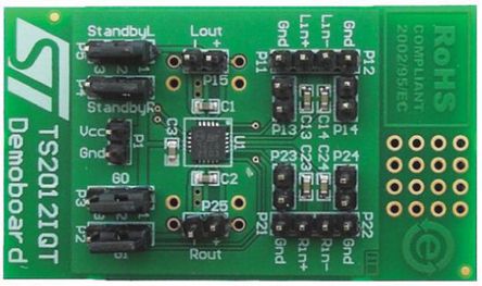 STMicroelectronics - STEVAL-CCA007V1 - STMicroelectronics ʾ TS2012 ϵ Ŵ ΢׼ STEVAL-CCA007V1		
