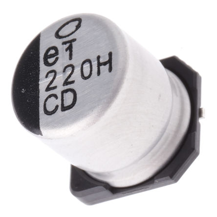 Nichicon - UCD1H221MNL1GS - Nichicon CD ϵ 50 V ֱ 220F SMD  UCD1H221MNL1GS, 20%ݲ, +105C		
