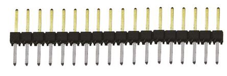 Samtec - TSW-118-08-L-S - Samtec TSW ϵ 18· 2.54mmھ (1) ֱ Ź TSW-118-08-L-S, Ӷ˽, 7.6A, ͨ		