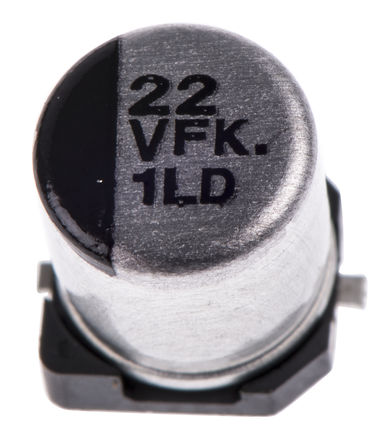 Panasonic - EEEFK1V220R - Panasonic FK SMD ϵ 35 V ֱ 22F SMD  EEEFK1V220R, 20%ݲ, 700m(ֵ), +105C, Cװ		