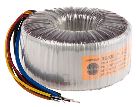 Nuvotem Talema - 0300P1-2-030 - Nuvotem Talema 300VA 2 αѹ 0300P1-2-030, 2 x 30V acμѹ, 115 (Dia.) x 58mm, 4.5kV acѹ		