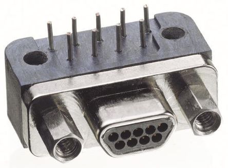 Glenair - MWDM2L-9PCBRP-.110 - Glenair MWDM ϵ 2.54mm ھ 9 · ֱ ͨװװ Micro-D ӡˢ· ͷ MWDM2L-9PCBRP-.110		