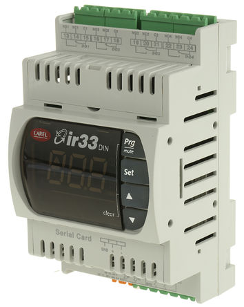 Carel - DN33Z7LR20 - Carel IR33 ϵ, ¶ȷΧѡ PID ¶ȿ DN33Z7LR20, 144 x 70mm, 12  24 V 12  30 V ֱ, 4		