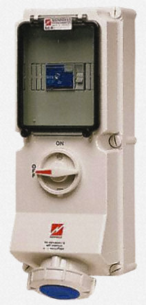 Mennekes - 24207 - Mennekes IP67 ɫ 2+E  63A PC ҵԴ,  24207, 230V, 180 x 460 x 209mm		