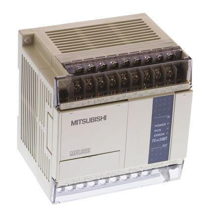 Mitsubishi - FX1N-24MT-DSS - Mitsubishi FX1N ϵ PLC CPU FX1N-24MT-DSS, 8000 , 24 I/O ˿, DIN찲װ, 12  24 V ֱ		