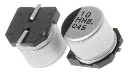 Panasonic - EEEHB1H100P - Panasonic HB SMD ϵ 50 V ֱ 10F SMD  EEEHB1H100P, 20%ݲ, +105C		