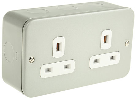 Deta - M1208 - Deta װ ϵ IP2X 2 ɫɫ ֣Ʋ G  - Ӣʽ  M1208, 13A, 230V ac		