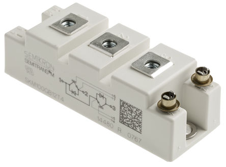 Semikron - SKM100GB12T4 - Semikron SKM100GB12T4 Nͨ IGBT ģ, ˫, 160 A, Vce=1200 V, 7 SEMITRANS2װ		