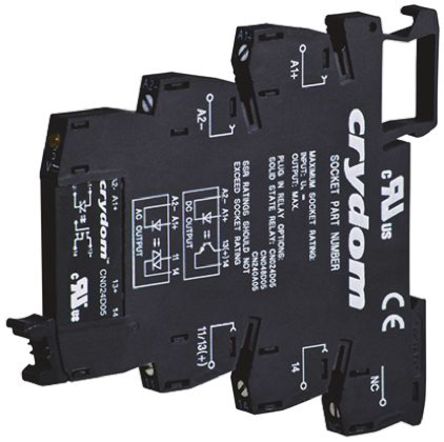 Crydom - DRA-CN024D05 - Crydom 3.5 A DIN찲װ ̵̬ DRA-CN024D05, 㽻л, 24 V ֱ		