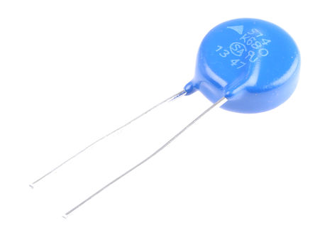 EPCOS - B72214S0681K101 - EPCOS Standard ϵ 140pF 50A 1815V ѹ S14K680, 15.5 (Dia.) x 8mm		