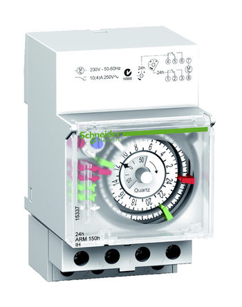 Schneider Electric - 15337 - Schneider Electric 2ͨ DIN 쿪 15337, Сʱλ, 230 V Դ		