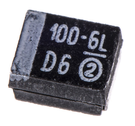 Vishay - 293D107X96R3B2TE3 - Vishay 293D ϵ 100F 10% SMD  293D107X96R3B2TE3, 6.3 V ֱ, 3528-21 װ, 1.7 ESR, +125C		