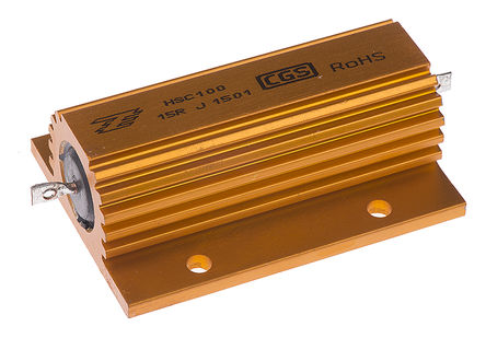 TE Connectivity - HSC10015RJ - TE Connectivity HSC100 ϵ HSC10015RJ 100W 15 5%  尲װ̶ֵ, ƬӶ, Ƿװ		