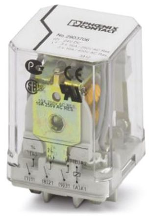 Phoenix Contact - 2903707 - Phoenix Contact 2903707 3  -  PCB װ Ǳ̵, 50 A, 24V ac		