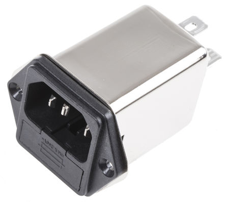 Schaffner - FN9260B-6-06 - Schaffner 尲װ IEC/EN 60939 IEC ˲ ͷ FN9260B-6-06, 5 x 20mm۶, Faston˽, 6A, 250 V 		