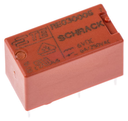 TE Connectivity - RE030006 - TE Connectivity RE030006  PCB װ Ǳ̵, 6V dc		