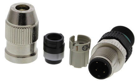 Harting - 21031111405 - Harting Harax M12 ϵ 4· °װ ֱ  ͷ 21031111405, 		