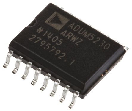 Analog Devices - ADUM5230ARWZ - Analog Devices ADUM5230ARWZ ʽ, 2.5 kVѹ, 16 SOIC W		