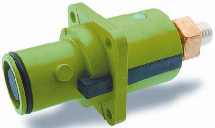ITT Cannon - SNPM-P-TP-GN - ITT Cannon Veam Snaplock ϵ ɫ 1P Դ 尲װ ͷ SNPM-P-TP-GN, 250A, 1 kV , IP67		