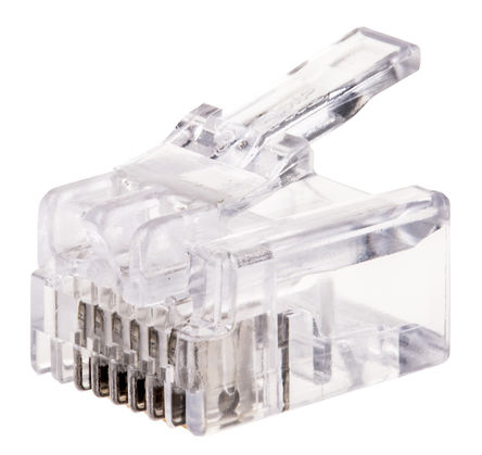 COMMSCOPE - 5-555042-2 - COMMSCOPE 6P6C Cat3  RJ25 ģ黯ͷ 5-555042-2, °װ, ͭо		