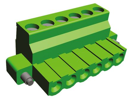 TE Connectivity - 796859-6 - TE Connectivity Buchanan ϵ 5.08mm ھ 6 ·  ɫ ֱ ͷ 796859-6, °װ, Ӷ˽		