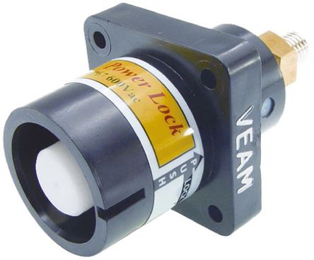 ITT - NPS-N-BK-T4 - ITT Veam Powerlock ϵ ɫ 1P RJ45-Rangierfeld 尲װ ͷ NPS-N-BK-T4, 400A, 1 kV , IP2XIP67		