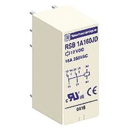 Schneider Electric - RSB1A160BD - Schneider Electric RSB1A160BD ˫ PCBӡˢ·壩װ ӿڼ̵ģ, 16A		