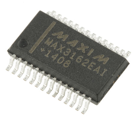 Maxim - MAX3162EAI+ - Maxim MAX3162EAI+ 10MBps ·շ, 2-TX 2-RX 2-TRX, 3  5.5 VԴ, 28 SSOPװ		