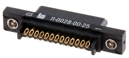 Binder - 11-0028-00-25 - Binder 910 ϵ DB25 25 · ͨ Micro-D   11-0028-00-25, 250 V ֱ, 3A		