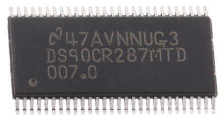 Texas Instruments - DS90CR287MTD/NOPB - Texas Instruments DS90CR287MTD/NOPB 2380MBps LVDS շ, 4, LVCMOSLVTTL, , 3  3.6 V, 56 TSSOPװ		