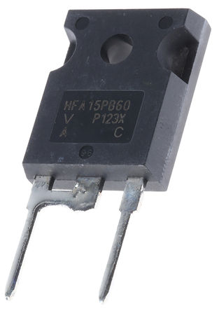 Vishay - VS-HFA15PB60-N3 - Vishay VS-HFA15PB60-N3  , Io=15A, Vrev=600V, 60ns, 2 TO-247ACװ		