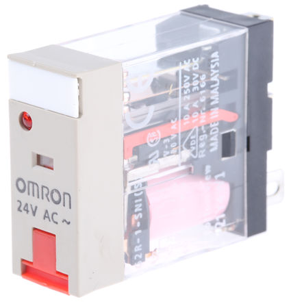 Omron - G2R-1-SNI 24AC(S) - Omron G2R-1-SNI 24AC(S) ˫ PCB װ Ǳ̵, 10 A, 24V ac		
